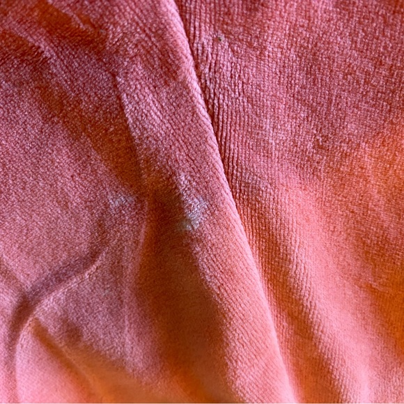 Women’s New York & Company Large Peach Velour Drawstring Pants - Picture 5 of 5